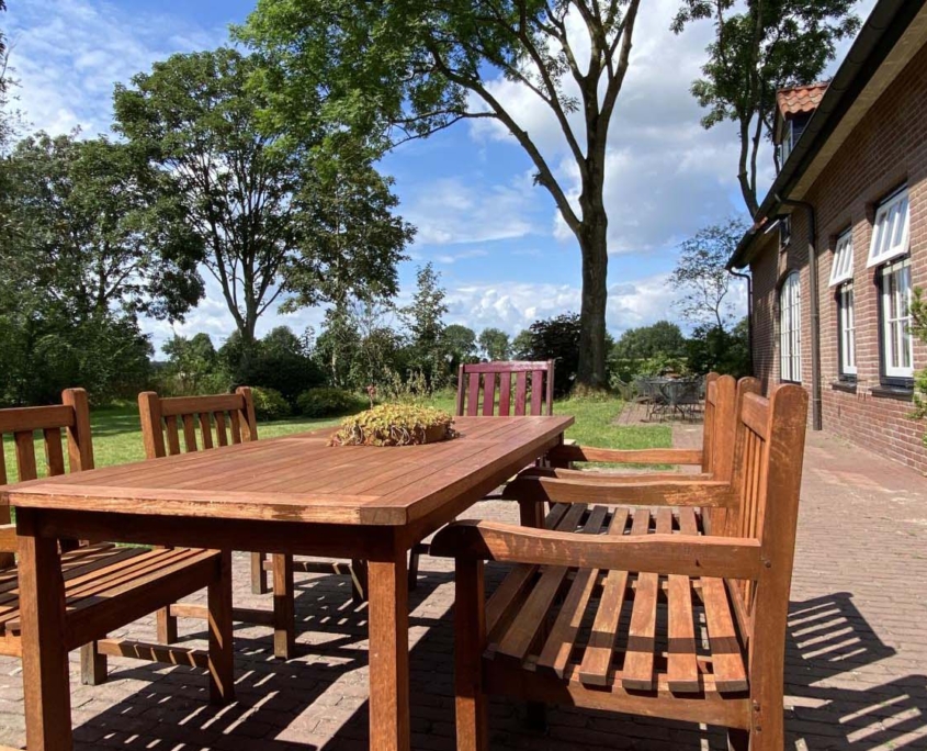 de meerenhoeve buiten terras Houten buiten terras - De Meerenhoeve